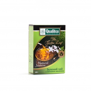“Кволіті” Зелений листовий чай з пелюстками жасміну 100 г