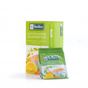 Зелений чай Кволіті з лимоном та медом 25 ф/п
